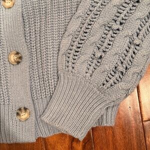 Moon & Madison Soft Blue Knit Sweater